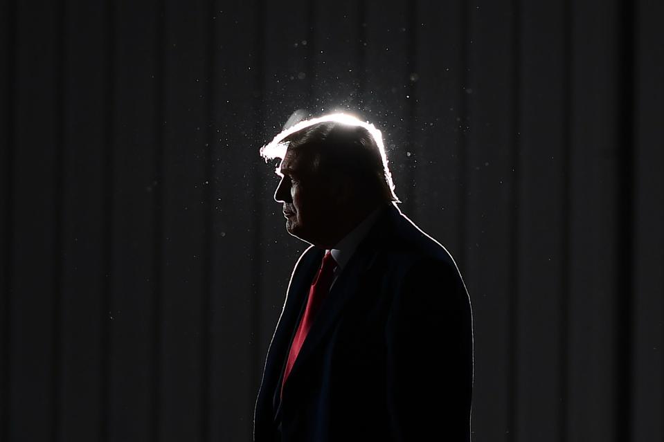 trump silhouette