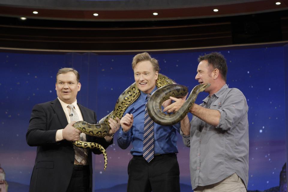 Conan reunited with Andy Richter for "The Tonight Show."