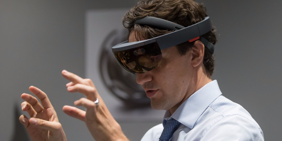 justin trudeau hololens