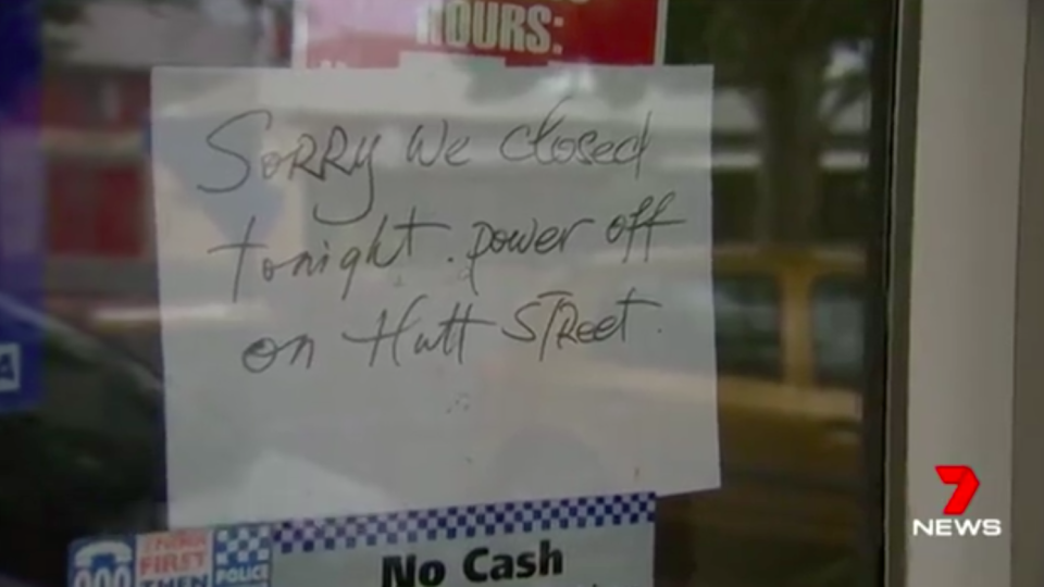 Business owners were left with no choice but to close their stores. Source: 7News