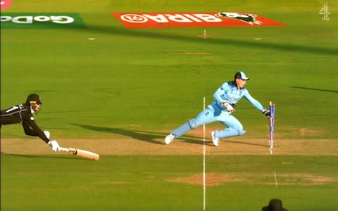 The moment England win the Cricket World Cup - Credit: Channel 4