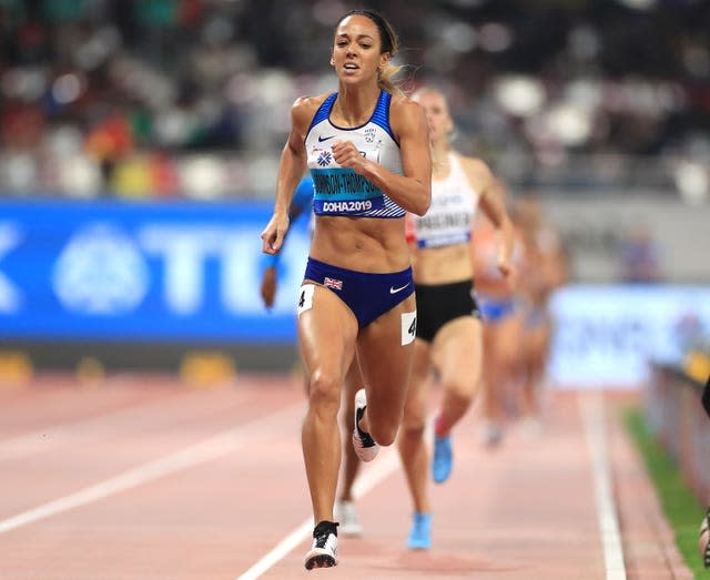 Katarina Johnson-Thompson won heptathlon gold at the 2019 World Championships (Mike Egerton/PA)