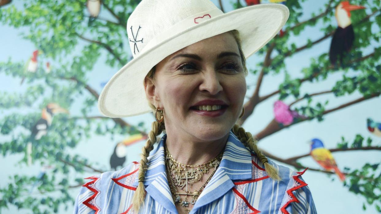 Zu Besuch in Blantyre: Madonna hat mittlerweile vier Kinder aus Malawi adoptiert. Foto: Thoko Chikondi/AP