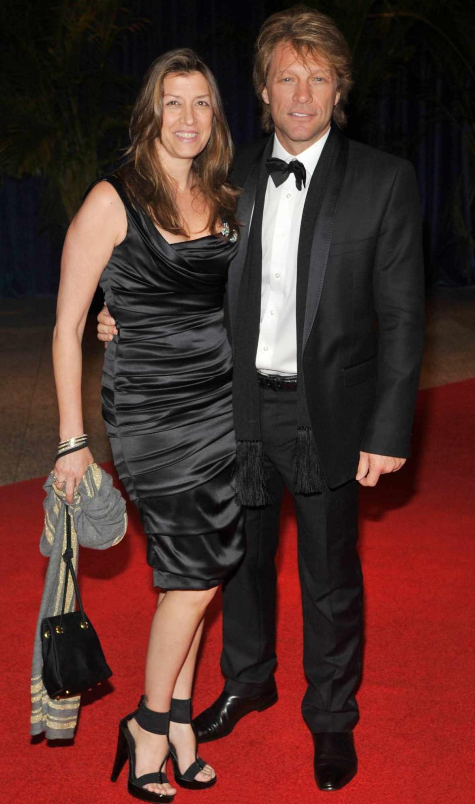 Dorothea Bon Jovi and Jon Bon Jovi attend(s) The 2010 WHITE HOUSE CORRESPONDENT'S DINNER at The Washington Hilton on May 1st, 2010 in Washington, DC