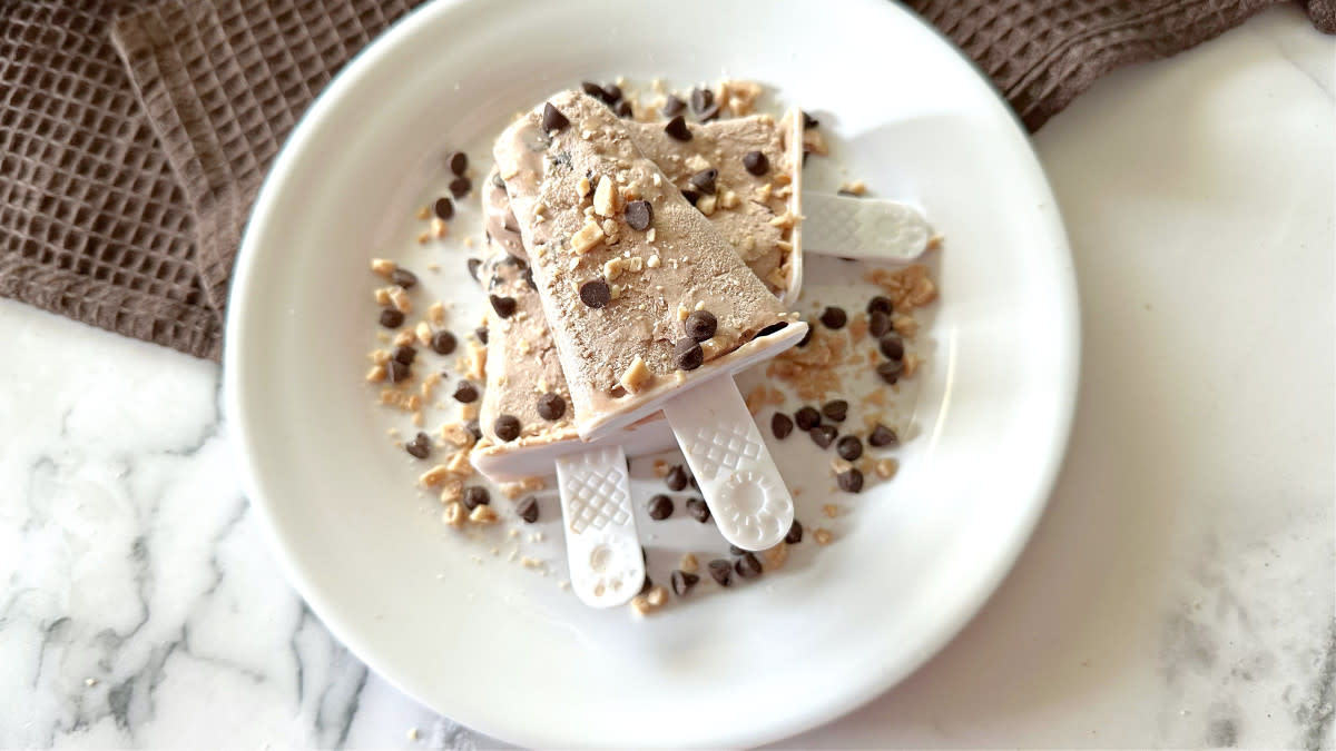 <p>Krista Marshall</p><p>Creamy cool whip + mini chocolate chips + Nutella. It rarely gets better than this! </p><p><strong>Get the recipe: </strong><strong><a href="https://parade.com/recipes/nutella-pops-recipe" rel="nofollow noopener" target="_blank" data-ylk="slk:Nutella Pops;elm:context_link;itc:0;sec:content-canvas" class="link rapid-noclick-resp">Nutella Pops</a></strong></p><p><strong>Related: <a href="https://parade.com/844933/manuzangara/17-drool-worthy-nutella-recipes/" rel="nofollow noopener" target="_blank" data-ylk="slk:17 Drool-Worthy Nutella Recipes;elm:context_link;itc:0;sec:content-canvas" class="link rapid-noclick-resp">17 Drool-Worthy Nutella Recipes</a></strong></p>