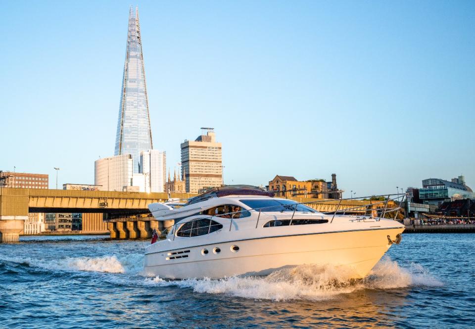 At the Shangri-La the Shard, London, guests sail along the Thames