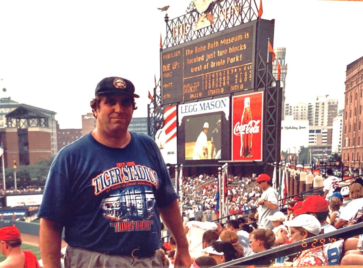 Fred Hanson at Oriole Park at Camden Yards in Baltimore.