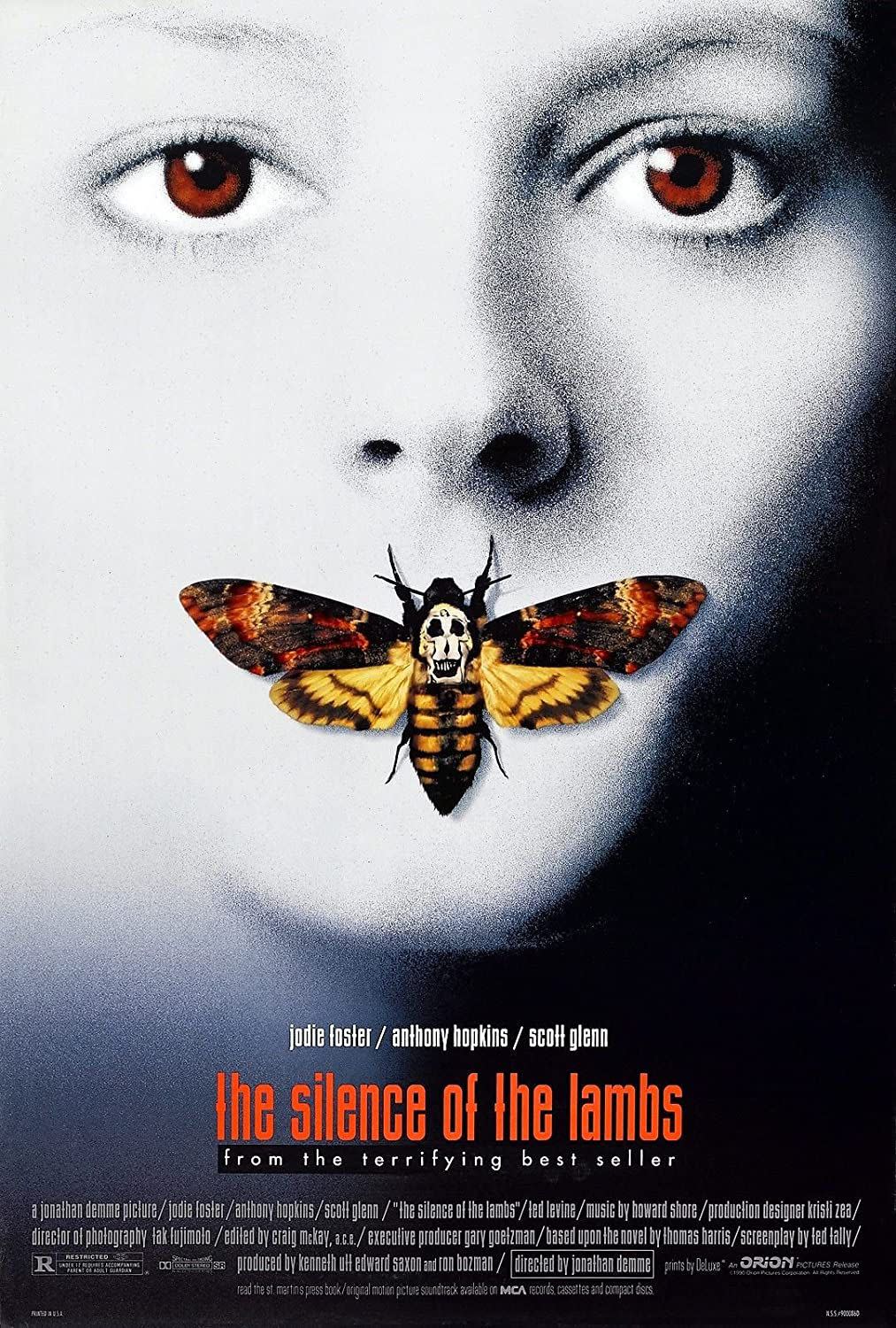 'The Silence of the Lambs' Movie Poster