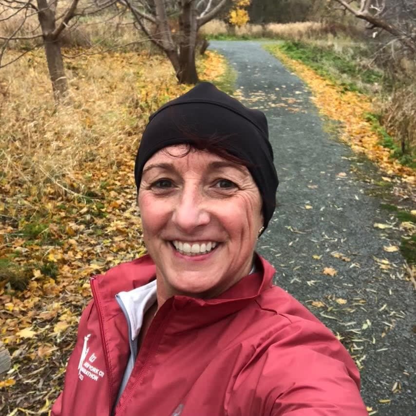 Melinda Saunders uses trail running as a way to cope with post-traumatic stress. She says its her way of clearing her head and finding a sense of freedom