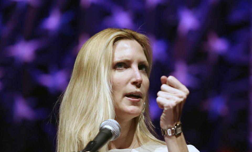 La controversial comentarista conservadora Anne Coulter. (AP)