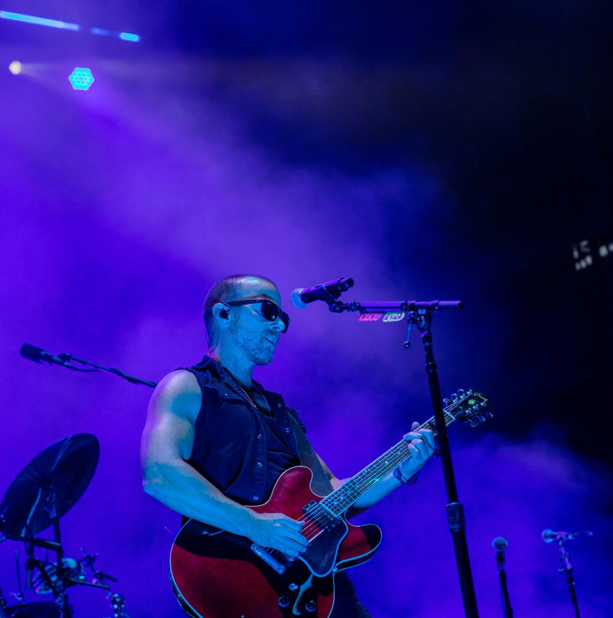 Kip Moore performs on the main stage during the fourth day of Country Thunder in Florence on April 16, 2023.