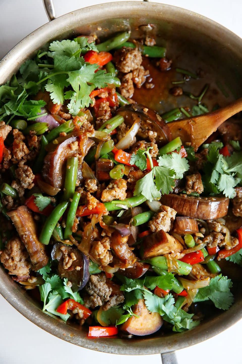 <p>When you want to zest it up, Sriracha is always the answer.</p><p>Get the <a href="http://www.delish.com/uk/cooking/recipes/a28756634/garlic-sriracha-pork-stir-fry-recipe/" rel="nofollow noopener" target="_blank" data-ylk="slk:Garlic Sriracha Pork Stir Fry;elm:context_link;itc:0" class="link ">Garlic Sriracha Pork Stir Fry</a> recipe.</p>