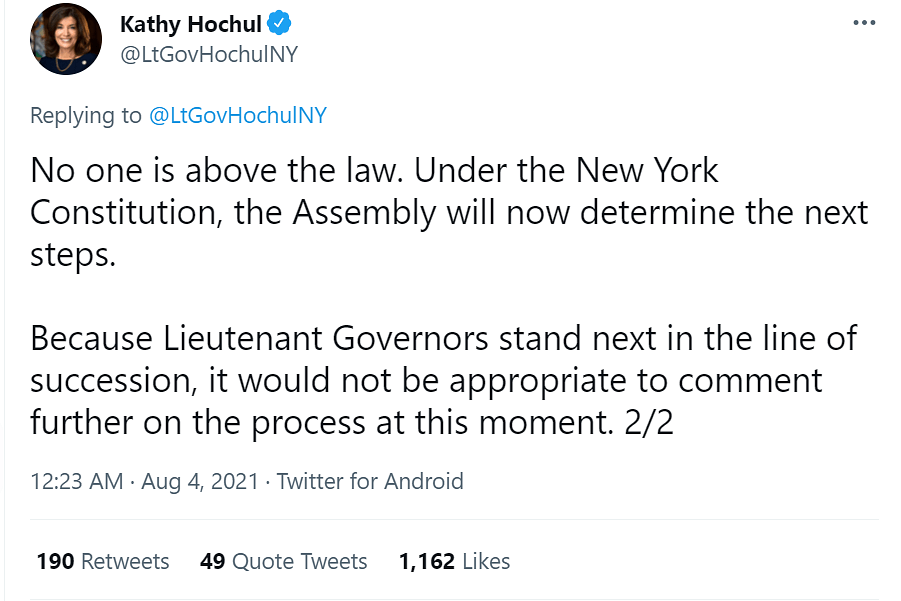 <div class="paragraphs"><p>New York Lieutenant Governor Katht Hochul via Twitter.</p></div>