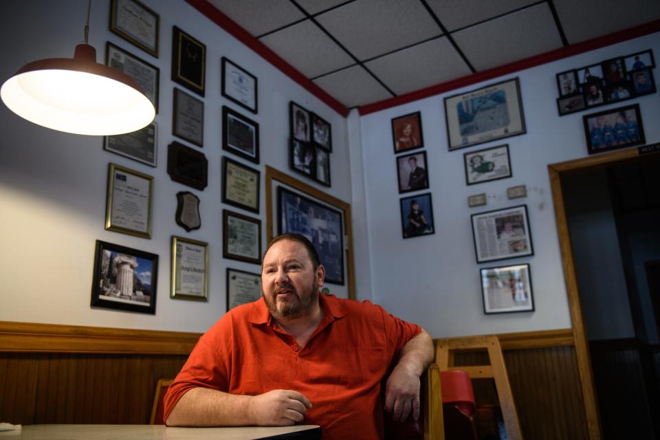 Dino Skenteris talks about his time at George's Pasta, Gyros and NY Subs on Yadkin Road. The restaurant closed permanently on Saturday.