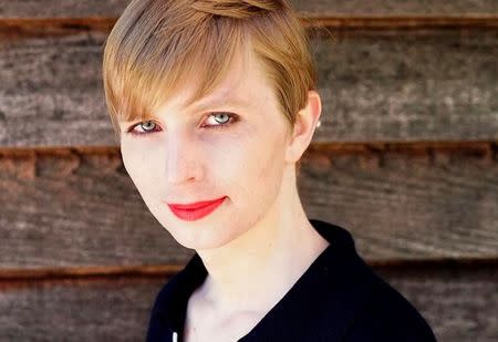 FILE PHOTO: Chelsea Manning, the transgender U.S. Army soldier responsible for a massive leak of classified material, poses in a photo of herself for the first time since she was released from prison and post to social media on May 18, 2017. Chelsea Manning/CC BY-SA/Handout via REUTERS