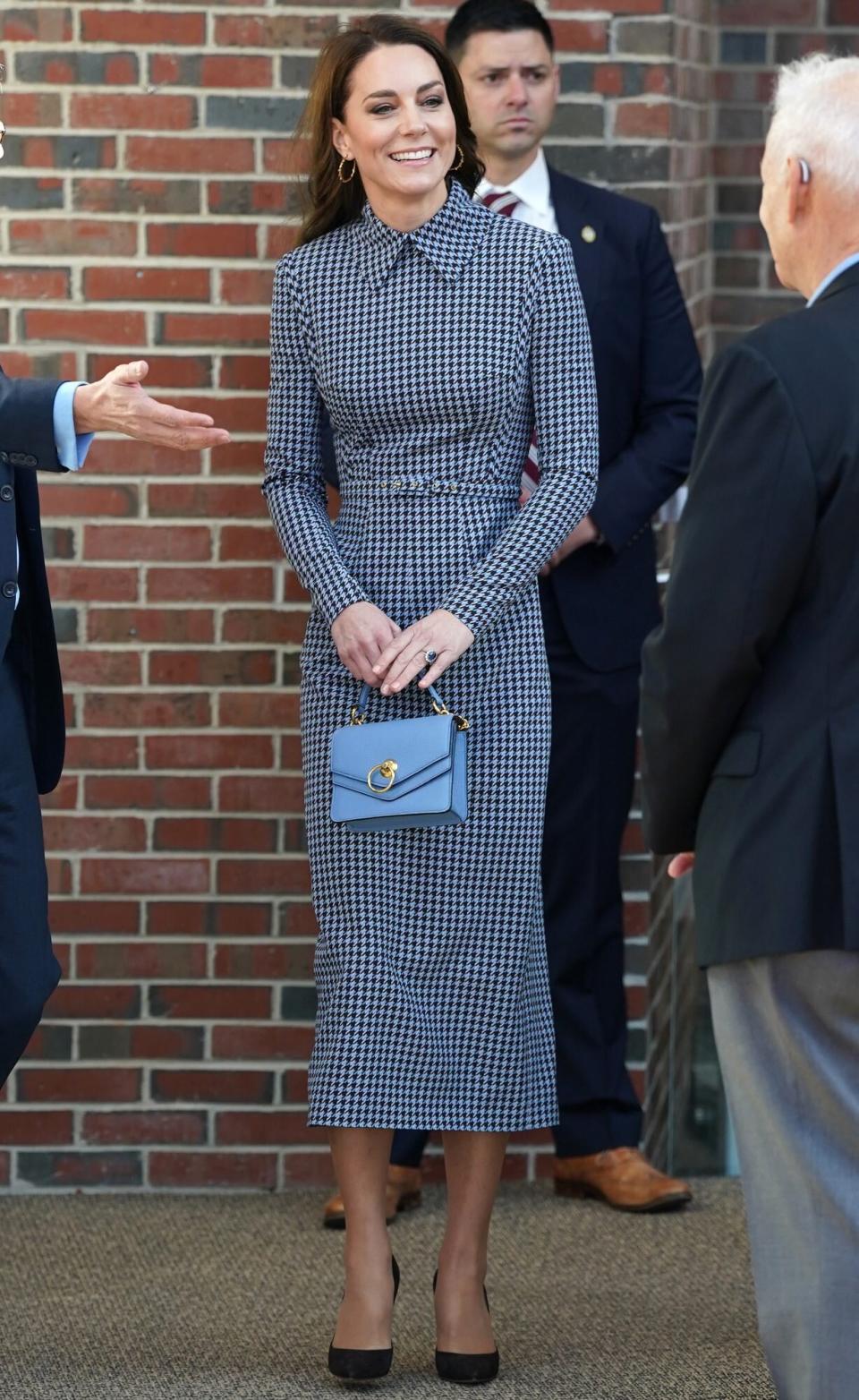 Britain’s Catherine, Princess of Wales visits Harvard University on December 2, 2022 in Cambridge, Massachusetts.