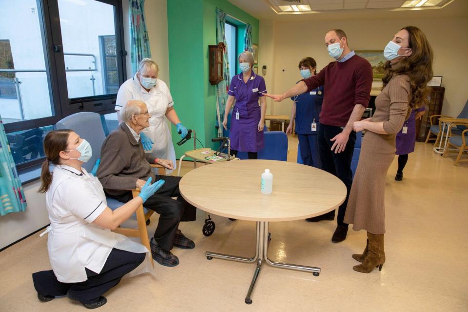 The Duke and Duchess of Cambridge visit the Clitheroe Community Hospital