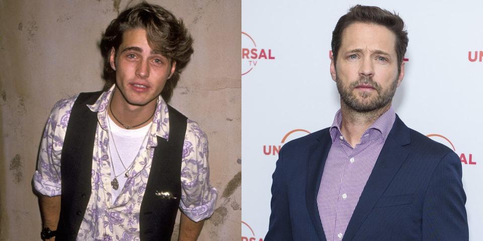 <p>This one’s a real throwback, but I just couldn’t resist Brandon Walsh, okay? Before <em>Beverly Hills, 90210</em>, Jason Priestley played Buzz Gunderson, aka Teen Angel, on the Disney Channel’s <em>Teen Angel</em>. Now 49, Jason recently reprised his role in Fox’s <em>90210</em> reboot. </p>