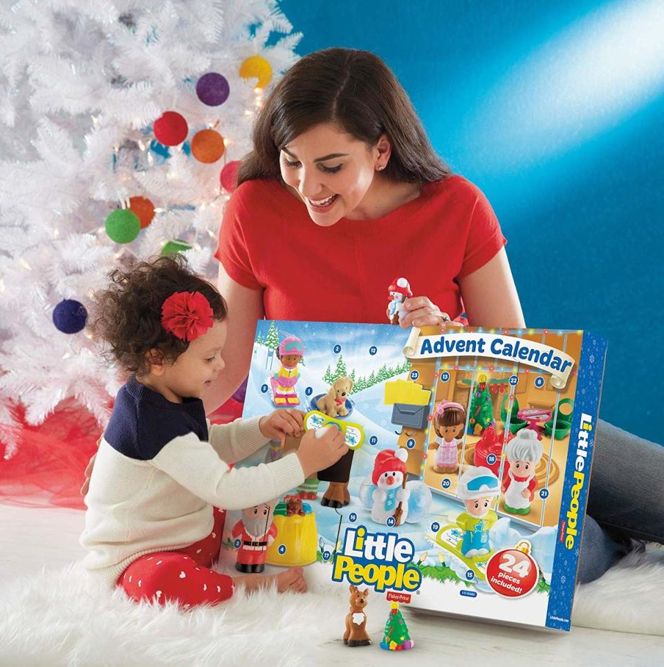 Fisher-Price Little People are the theme of this Avdent calendar that's perfect for toddlers. (Photo: Amazon.com)