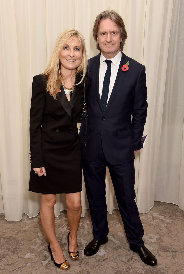 Fiona Phillips and Martin Frizell in 2016