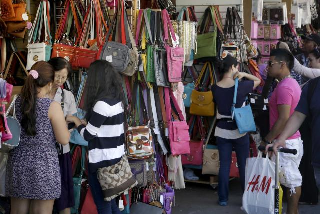 Counterfeit handbags on Canal Street