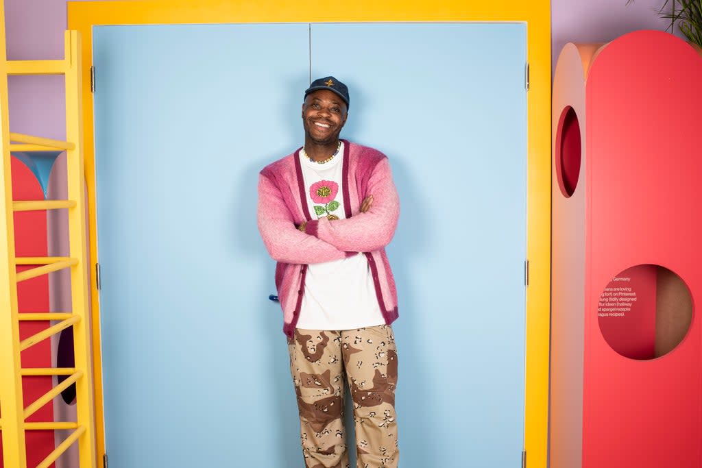 Yinka Ilori at his studio  (Daniel Hambury/Stella Pictures Ltd)