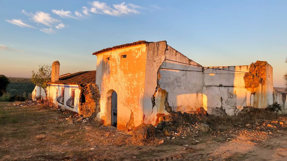 Alan Andrew and Vincent Proost purchased a rundown Portuguese farmhouse in 2019. Unable to salvage the home, they decided to knock it down and build a new property from scratch. - Vincent Proost