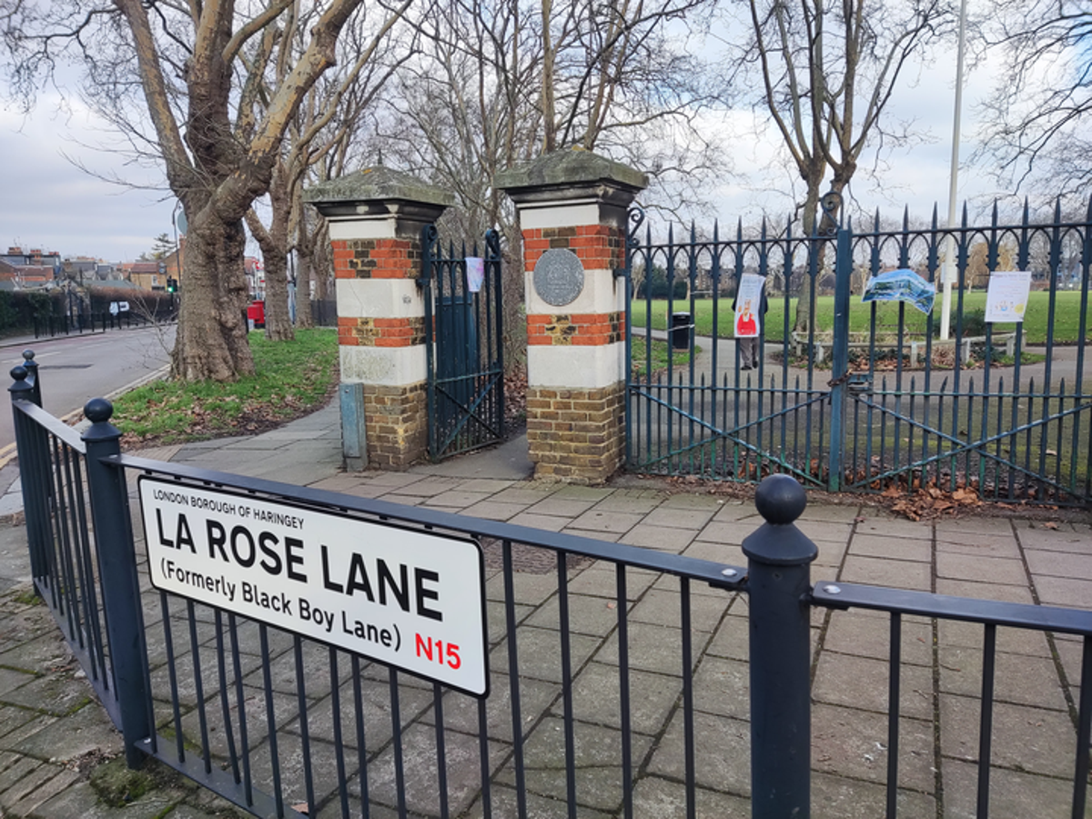 The street formerly named Black Boy Lane  (Barney Davis)