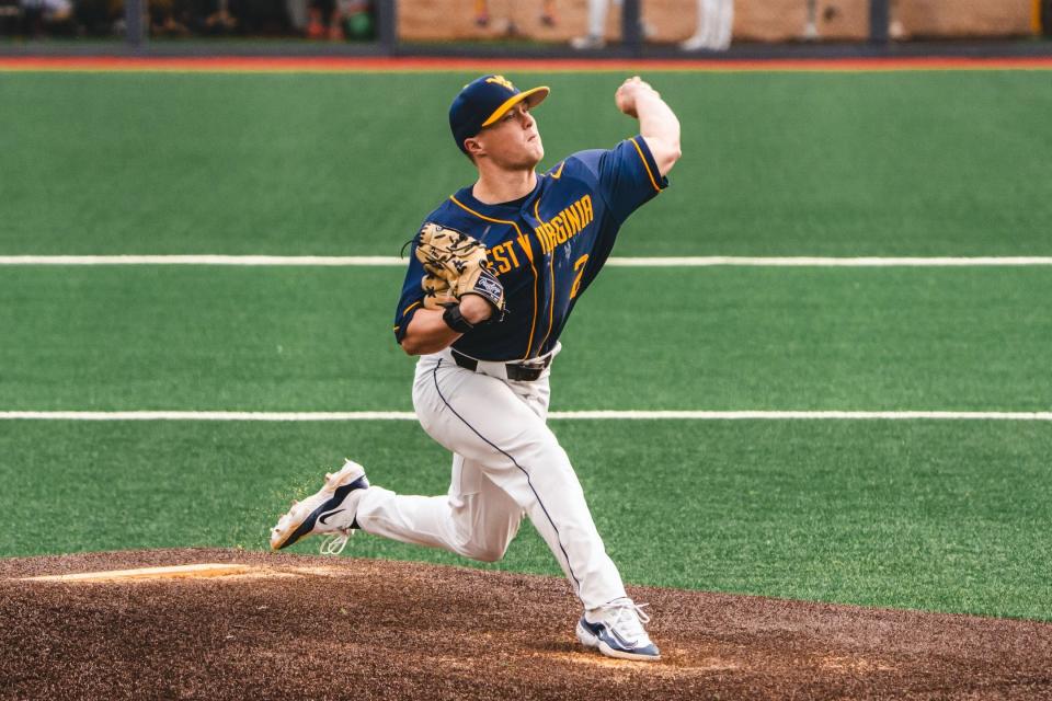 Summerfield graduate Derek Clark has a 4-0 record with a 2.15 earned run average in his first season at West Virginia University.