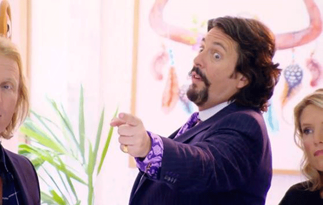 Laurence Llewelyn-Bowen shocked by some of the design choices. Photo: Seven