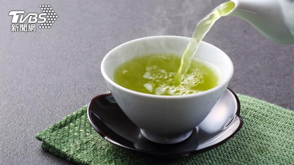 綠茶富含的兒茶素能夠降低膽固醇。（示意圖／shutterstock達志影像）