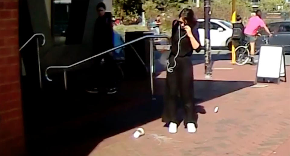 The devastated coffee drinker was left wondering what could have been. Image: 7 News