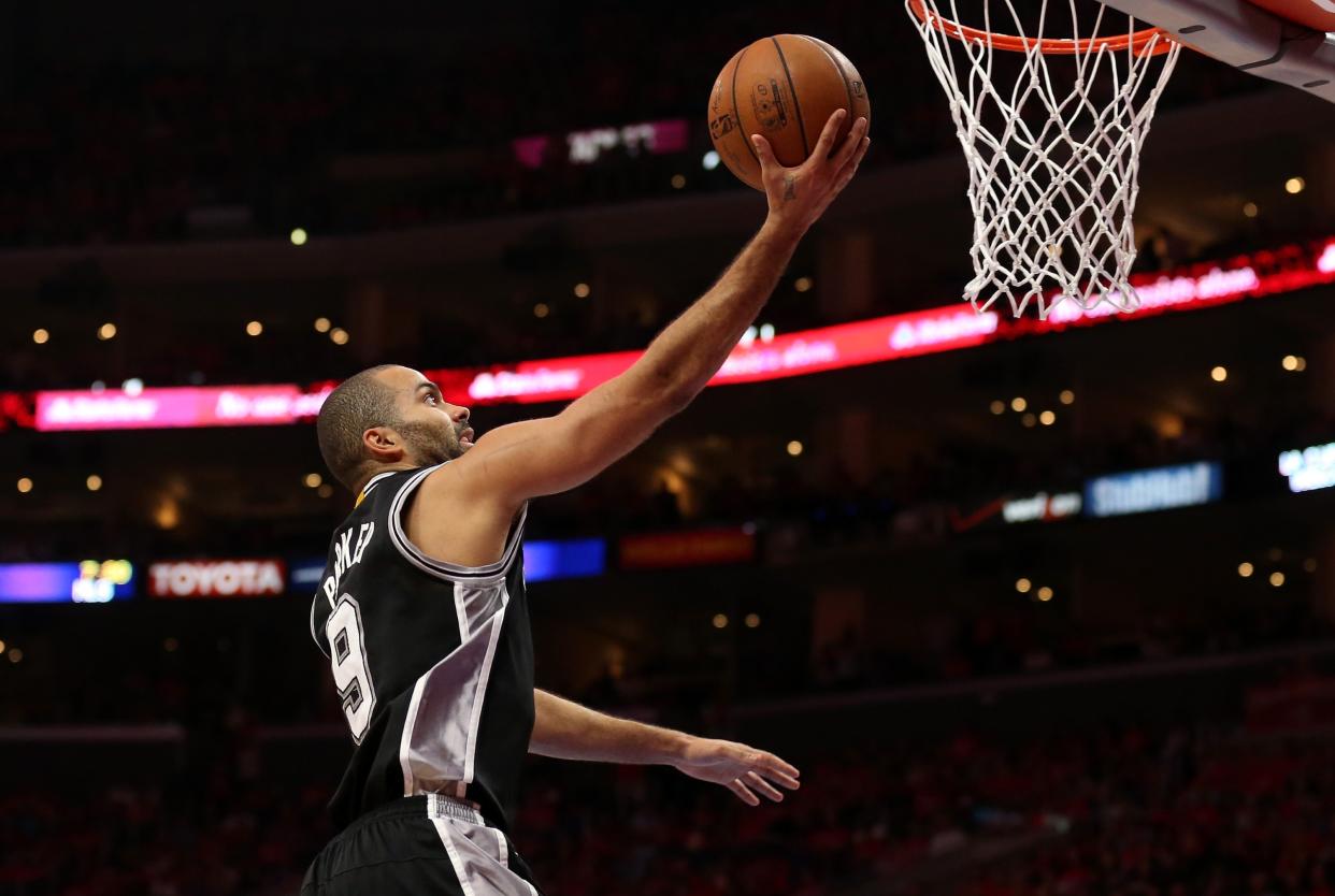 Tony Parker, en acción (Photo by Stephen Dunn/Getty Images)