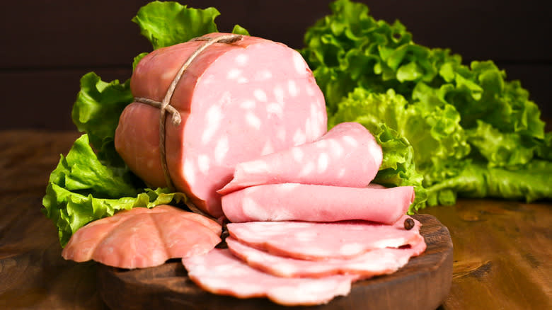 mortadella sausage