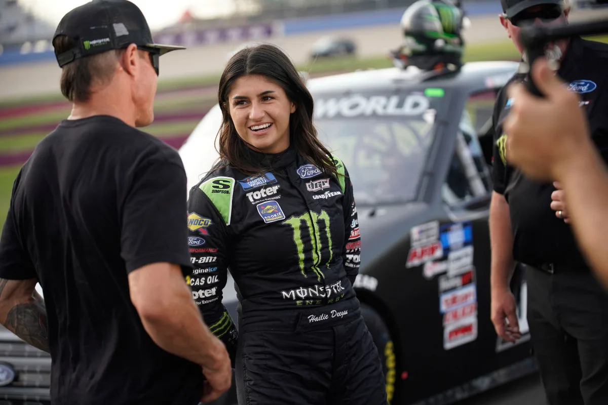 'Our lives are being threatened': NASCAR driver Hailie Deegan skips race, tells ..