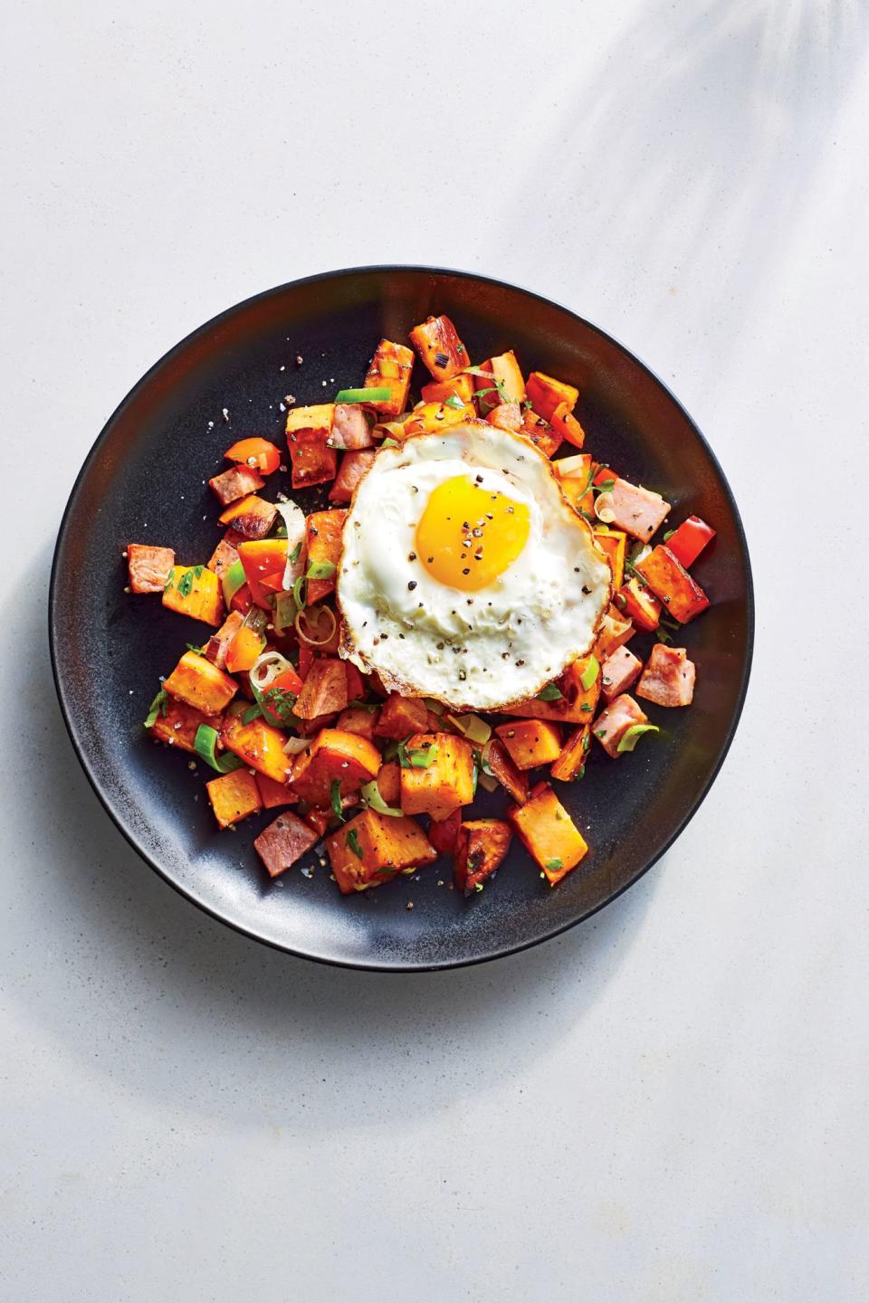 Ham and Sweet Potato Hash