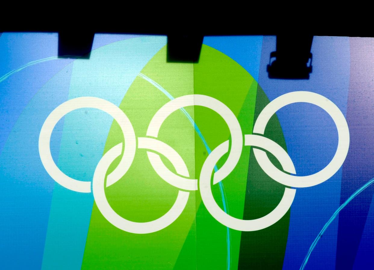 The Olympic rings (Rebecca Naden/PA) (PA Archive)