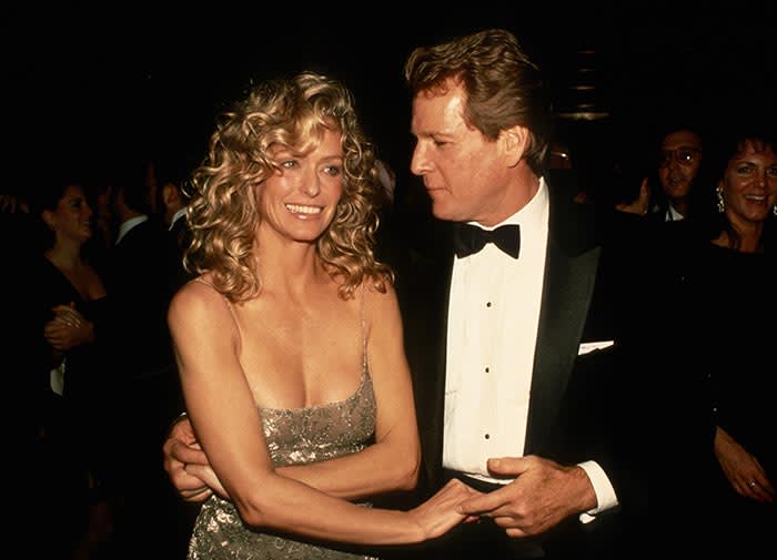 Ryan ONeal con Farrah Fawcett