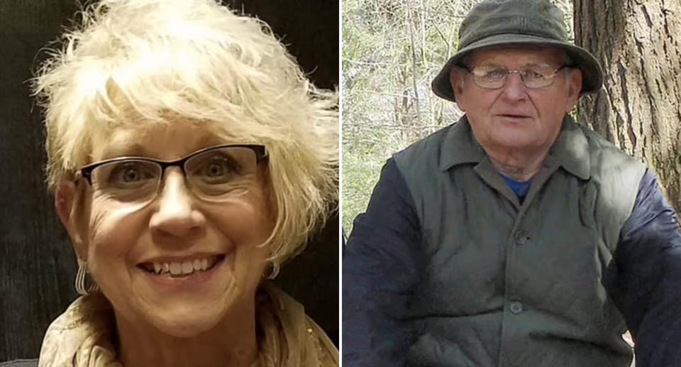 (LEFT) A photo of Virginia Sorenson, 79, who was a member of the Milwaukee Dancing Grannies.
(RIGHT) A photo Wilhelm Hospel,82, the husband of one of the grannies. 
Both were killed in the Christmas parade tragedy. Source: Facebook
