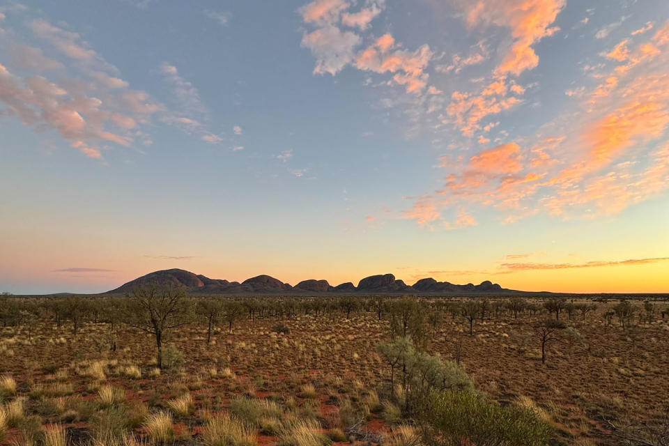 Kata Tjuṯa at sunrise