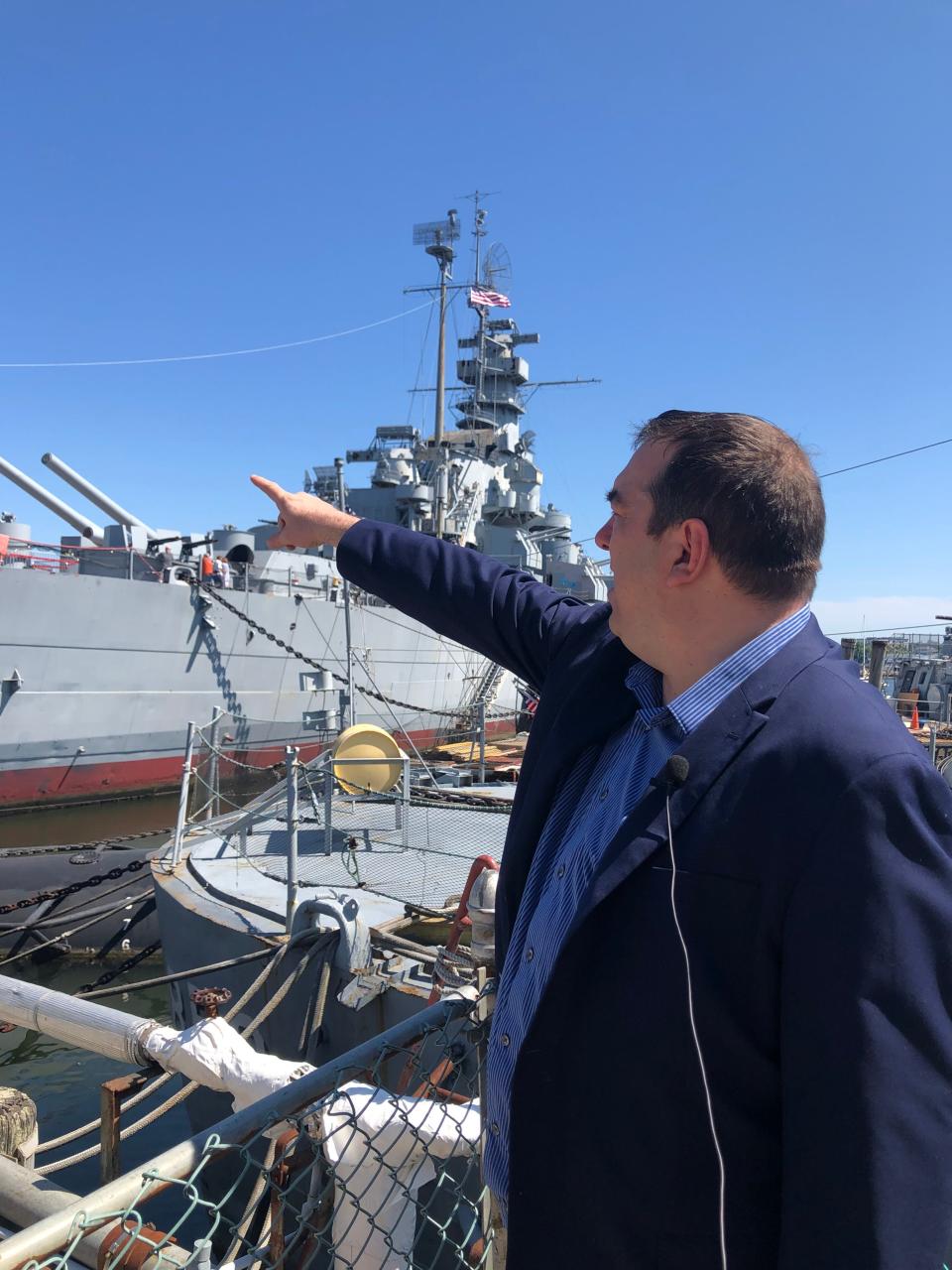 Promoter Mike Herren said there's no better venue for this boxing event than on the deck of the Battleship Massachusetts.