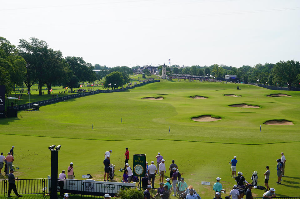 Southern Hills driving range