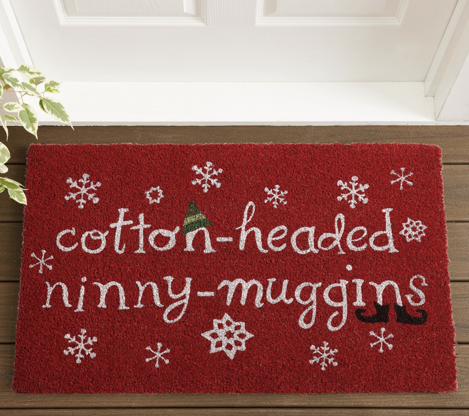 <p><a href="https://go.redirectingat.com?id=74968X1596630&url=https%3A%2F%2Fwww.potterybarn.com%2Fproducts%2Felf-doormat%2F%3Fpkey%3Dcelf-shop&sref=https%3A%2F%2Fwww.thepioneerwoman.com%2Fjust-for-fun%2Fg45588797%2Fpottery-barn-elf-collection%2F" rel="nofollow noopener" target="_blank" data-ylk="slk:Shop Now;elm:context_link;itc:0;sec:content-canvas" class="link ">Shop Now</a></p><p>Elf Doormat</p><p>$49.00</p>