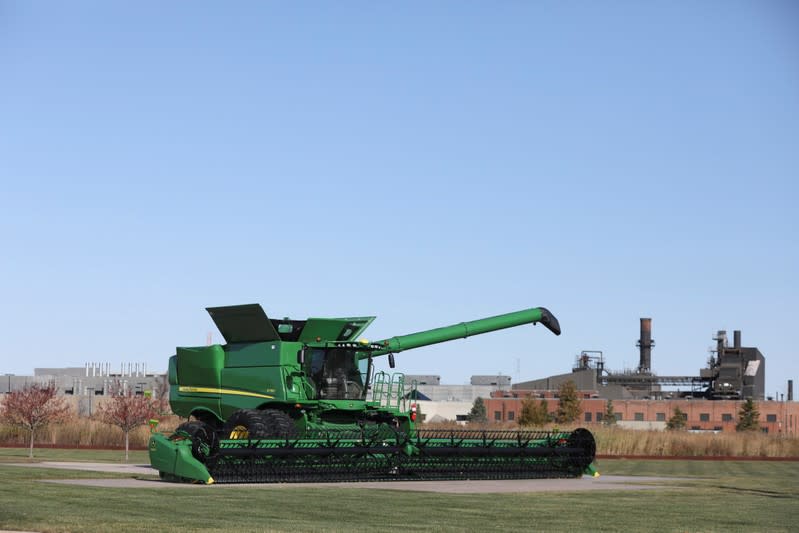 John Deere's Harvester Works facility is seen in East Moline