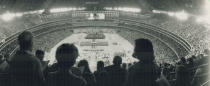 October 15, 1989: More than 35;000 Anglicans celebrate the 150th birthday of the Toronto diocese at the SkyDome. (Photo by Doug Griffin/Toronto Star via Getty Images)