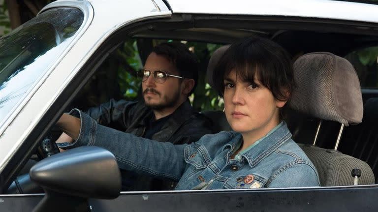 Elijah Wood y Melanie Lynskey