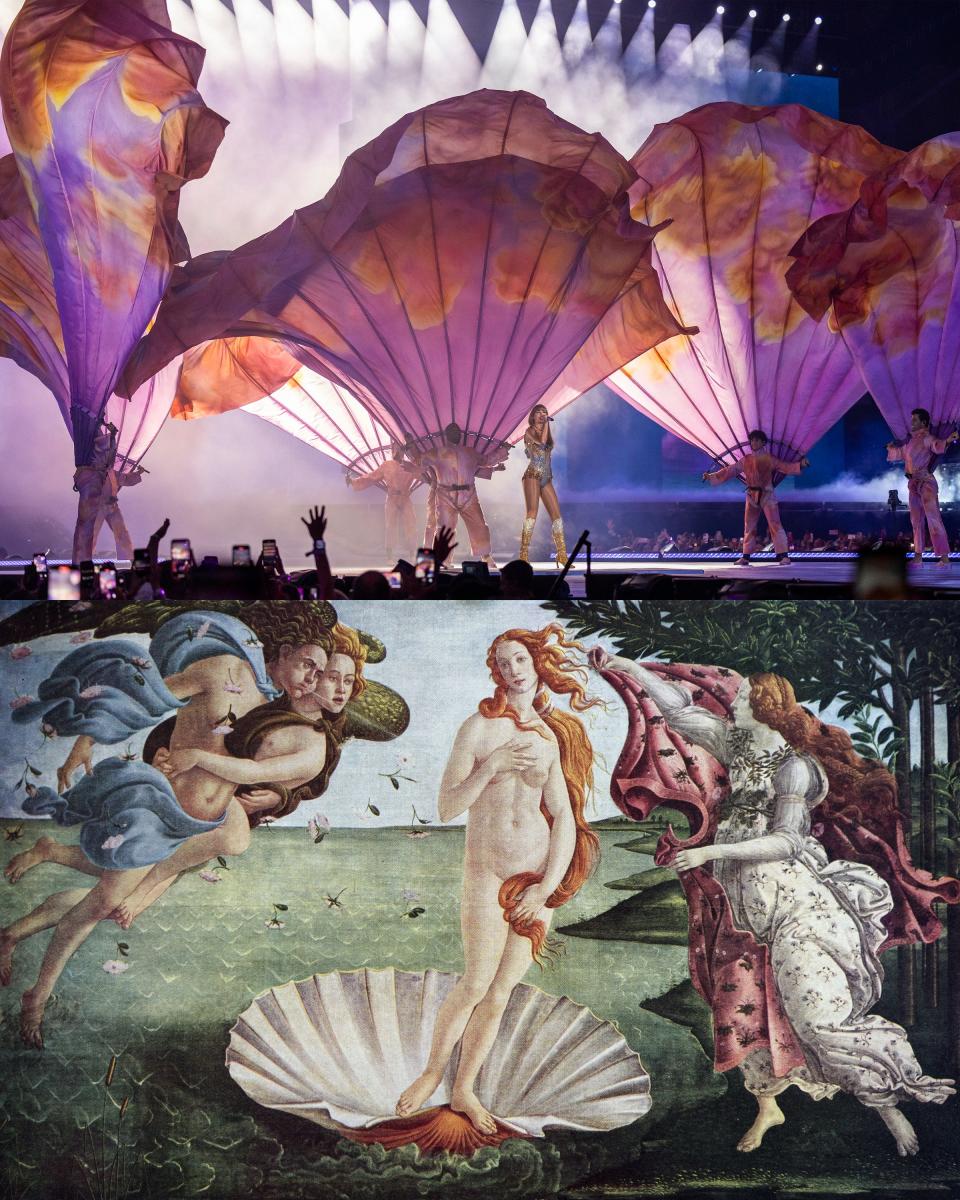 taylor swift eras tour birth of venus