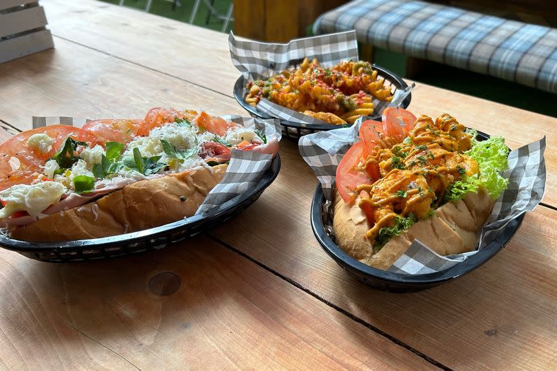 The Cold Cuts and Shrimp Po’ Boy sandwiches at House of Hoagie in Manchester