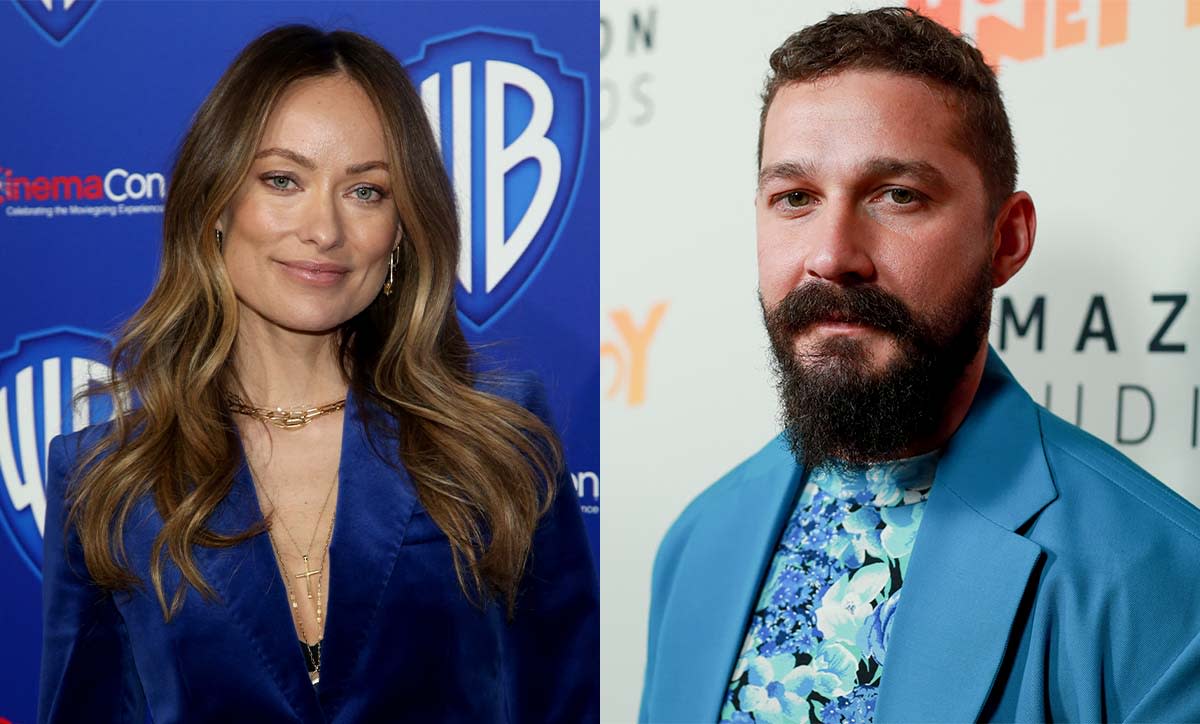 Fotografías de Olivia Wilde (Gabe Ginsberg/WireImage) y Shia LaBeouf (Rich Fury/Getty Images).