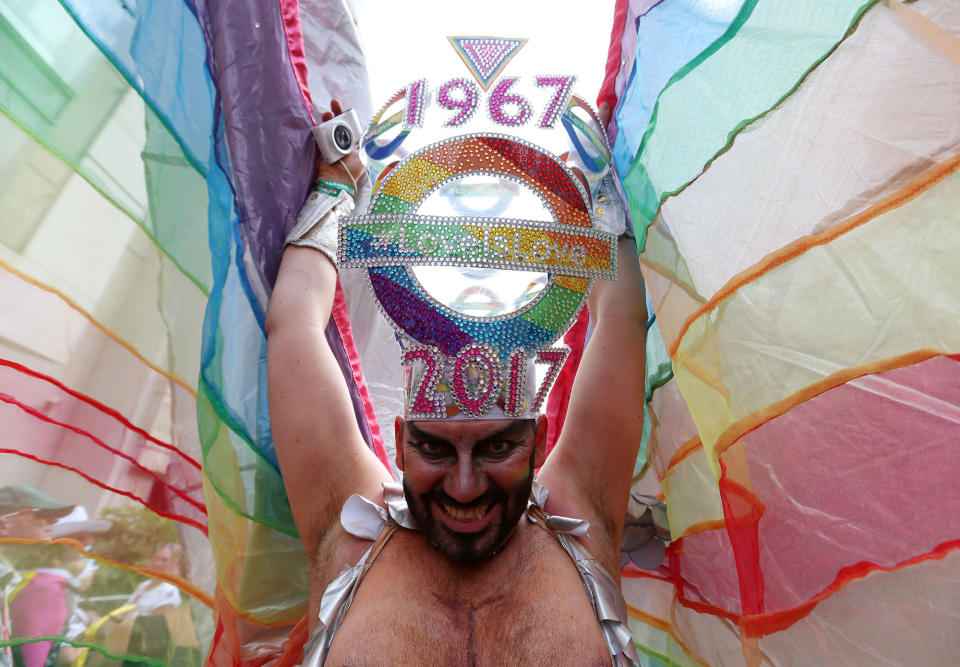 Annual gay Pride in London Parade the biggest ever